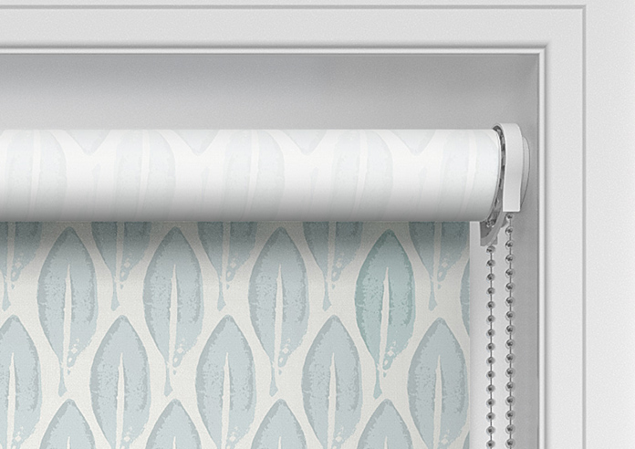 Leafy Print, Robin Blue - Twist&Fit Roller Blind - Image 11
